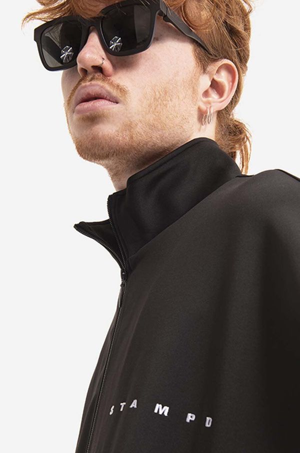 STAMPD Dukserica STAMPD za muškarce, boja: crna, glatka, SLA.M2874JK-BLK