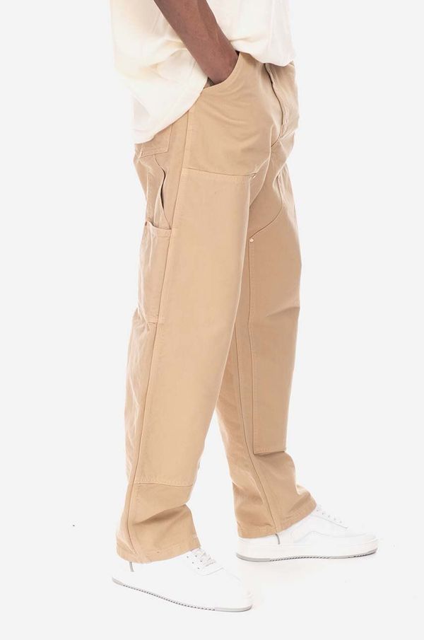 Stan Ray Pamučne hlače Stan Ray Double Knee Pant boja: bež, ravni kroj, SS23026KHA-KHA