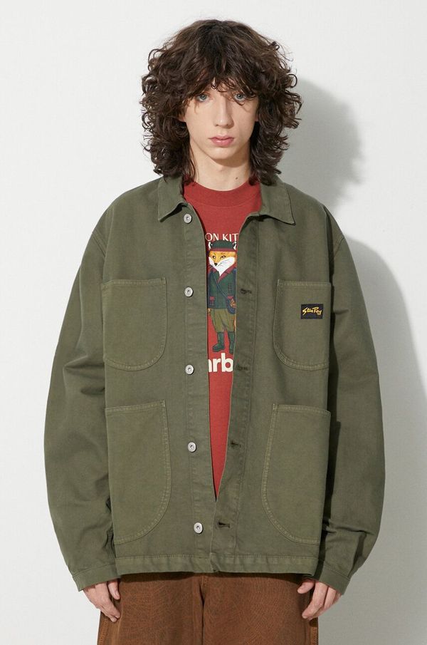 Stan Ray Traper jakna Stan Ray COVERALL JACKET (UNLINED) za muškarce, boja: zelena, za prijelazno razdoblje, AW2311609