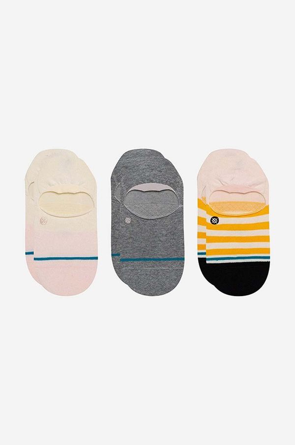 Stance Čarape Stance Absolute 3-pack za žene, boja: siva, W145A22ABS-LAV