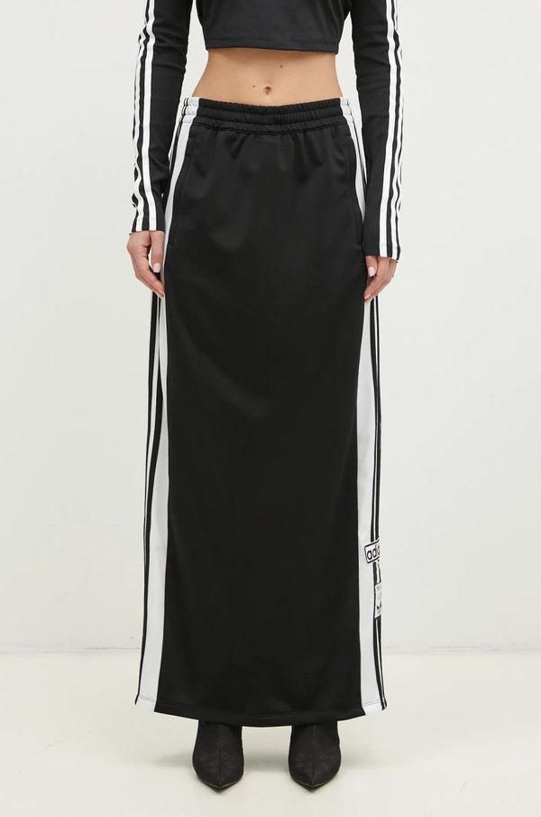 adidas Originals Suknja adidas Originals Adibreak Adicolor Maxi Skirt boja: crna, maxi, ravna, JD0923