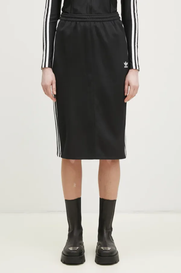adidas Originals Suknja adidas Originals Adicolor Classic 3S Skirt boja: crna, midi, pencil, IW8461