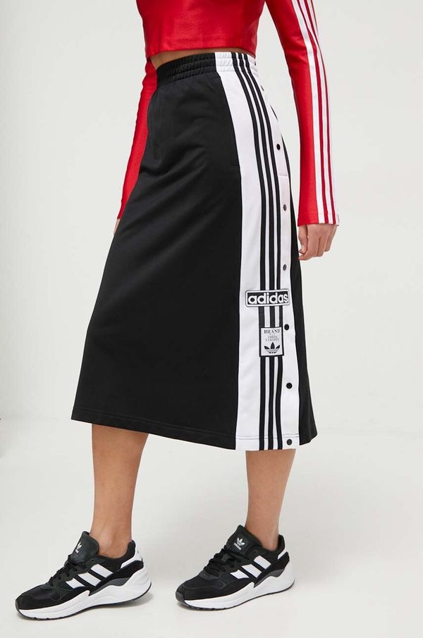 adidas Originals Suknja adidas Originals boja: crna, mini, ravna