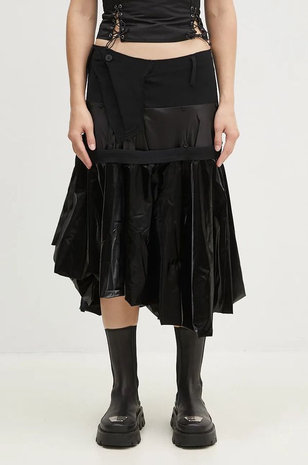 Ottolinger Suknja Ottolinger Layered Balloon Skirt boja: crna, mini, širi se prema dolje, 1110401921