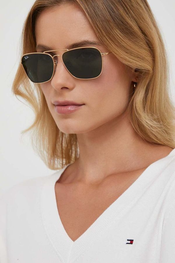 Ray-Ban Sunčane naočale Ray-Ban boja: zlatna