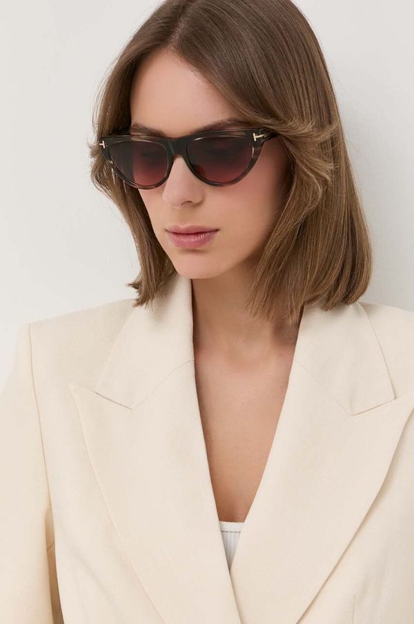 Tom Ford Sunčane naočale Tom Ford za žene, boja: smeđa