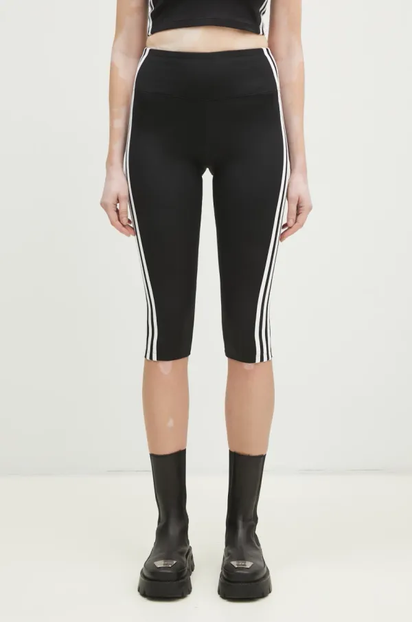 adidas Originals Tajice adidas Originals 3S CAPRI LGNS za žene, boja: crna, s uzorkom, JD5019