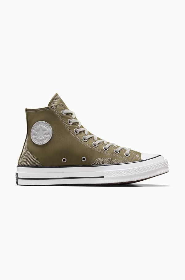 Converse Tenisice Converse Chuck 70 HI Mossy za muškarce, boja: zelena, A07435C