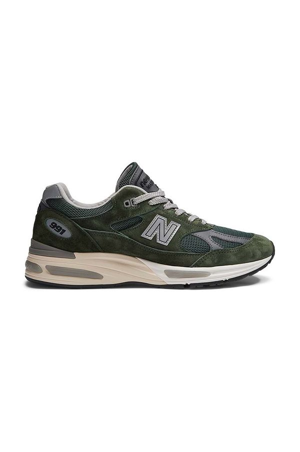 New Balance Tenisice New Balance 991v2 Kombu boja: zelena, U991GR2