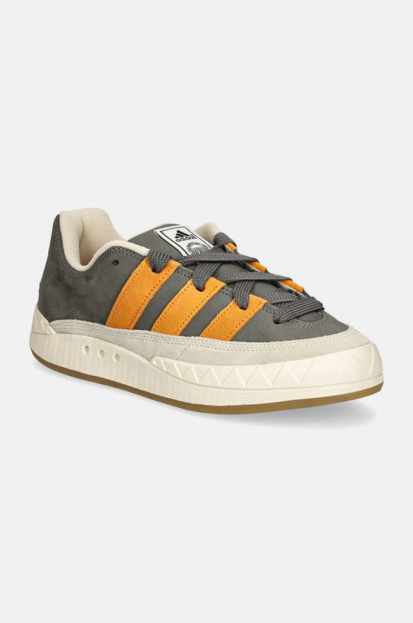 adidas Originals Tenisice od brušene kože adidas Originals Adimatic boja: siva, ID3936