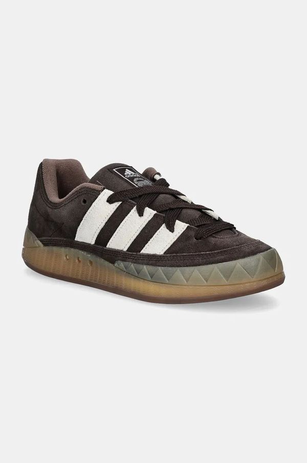 adidas Originals Tenisice od brušene kože adidas Originals Adimatic boja: smeđa, ID3947