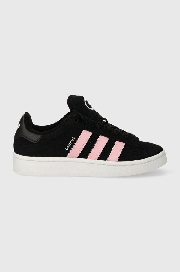 adidas Originals Tenisice od brušene kože adidas Originals Campus 00s boja: crna, ID3171