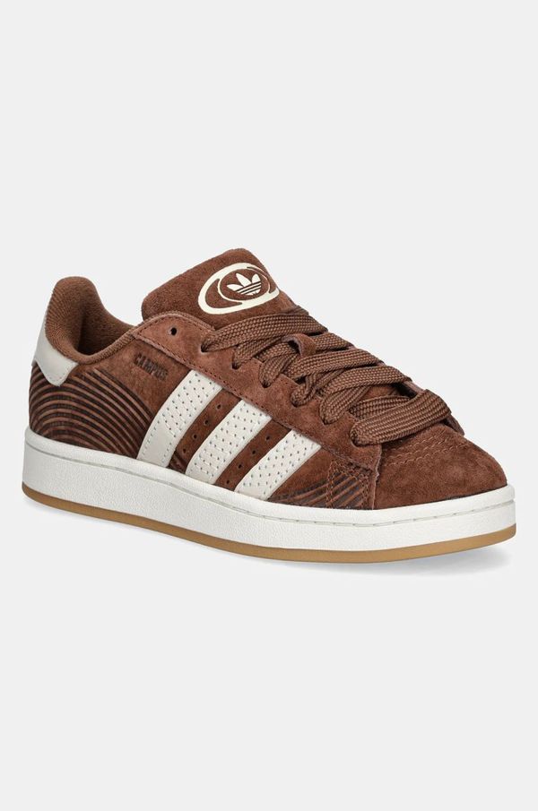 adidas Originals Tenisice od brušene kože adidas Originals Campus 00s boja: smeđa, JQ7671