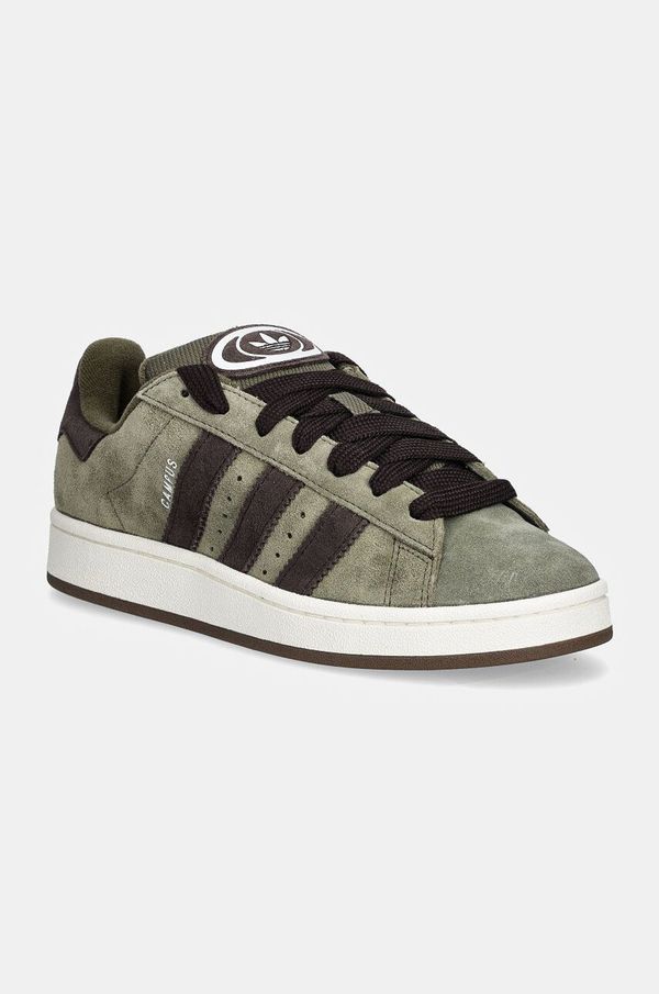 adidas Originals Tenisice od brušene kože adidas Originals Campus 00s boja: zelena, ID1418