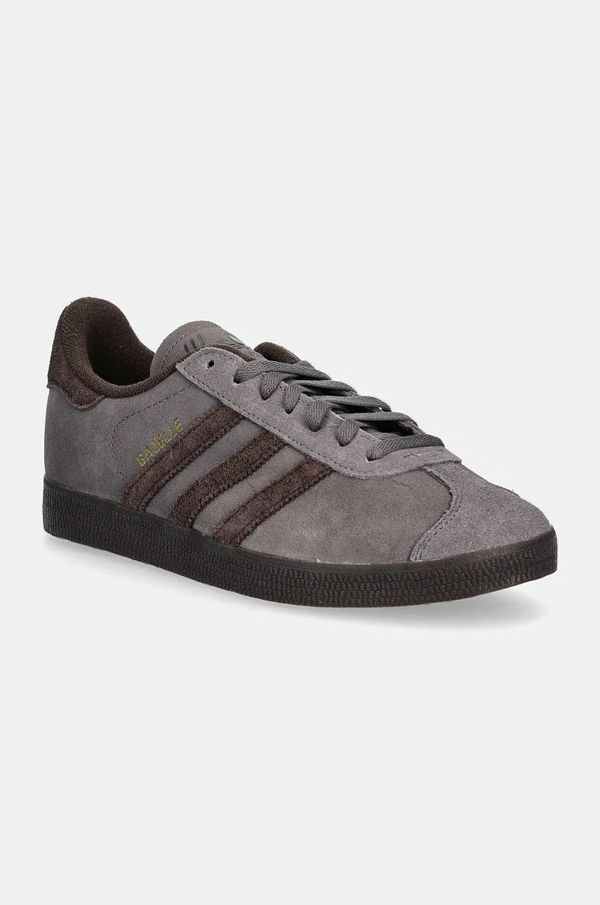 adidas Originals Tenisice od brušene kože adidas Originals Gazelle boja: siva, IG2097