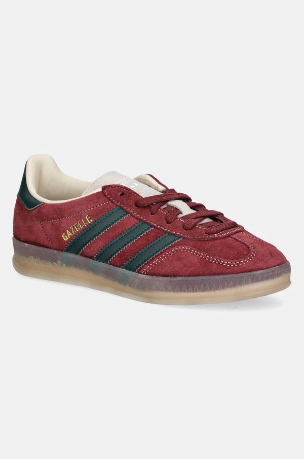adidas Originals Tenisice od brušene kože adidas Originals Gazelle Indoor boja: bordo, JH5403