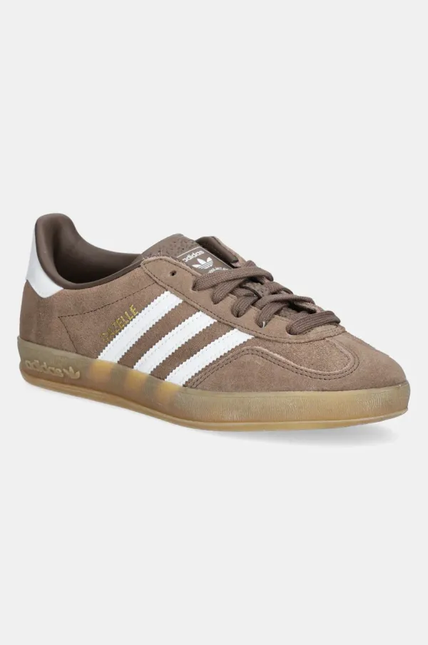 adidas Originals Tenisice od brušene kože adidas Originals Gazelle Indoor boja: smeđa, JQ0175