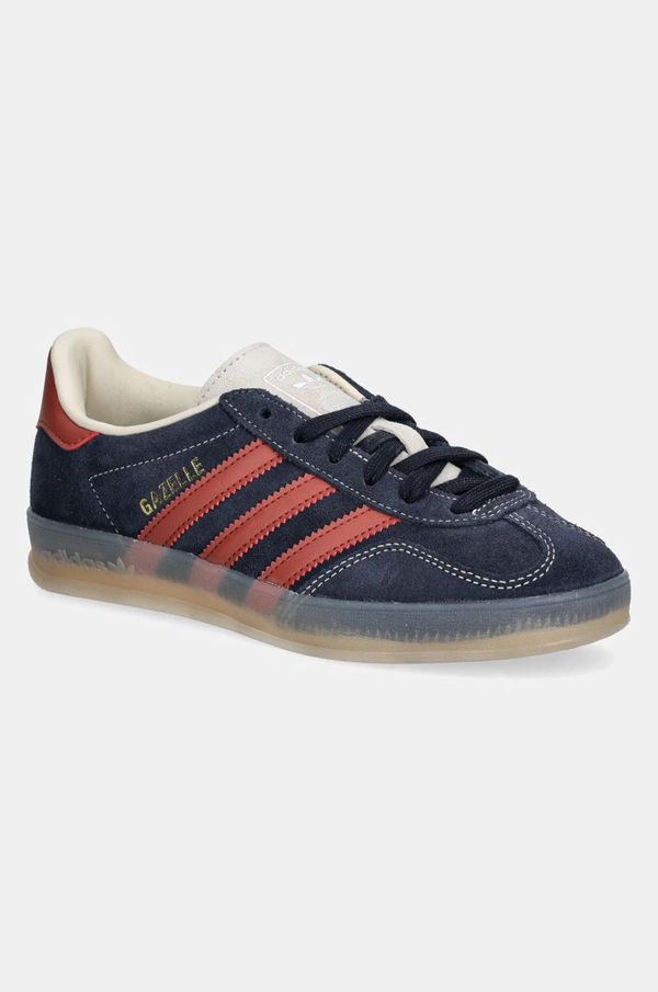 adidas Originals Tenisice od brušene kože adidas Originals Gazelle Indoor boja: tamno plava, JH5404