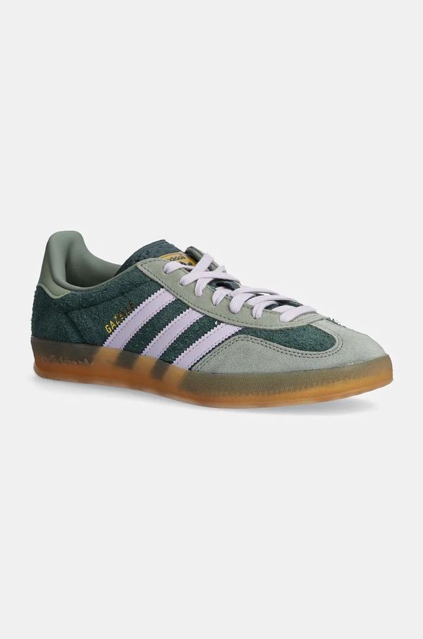 adidas Originals Tenisice od brušene kože adidas Originals Gazelle Indoor boja: zelena, JI0323
