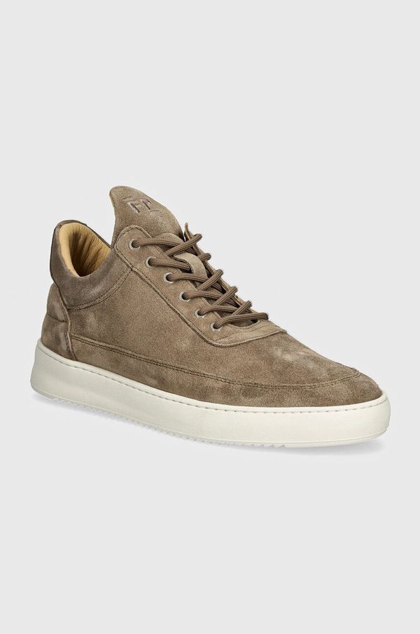 Filling Pieces Tenisice od brušene kože Filling Pieces Low Top Suede boja: bež, 10122793055