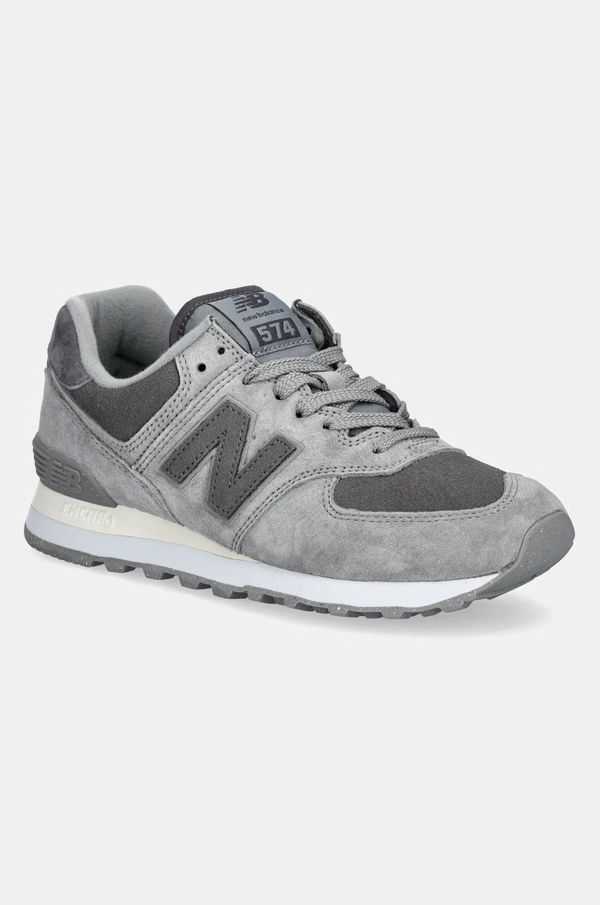 New Balance Tenisice od brušene kože New Balance 574 boja: siva, WL574HM2