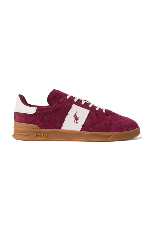 Polo Ralph Lauren Tenisice od brušene kože Polo Ralph Lauren Hrt Aera Pp boja: ljubičasta, 809954903004