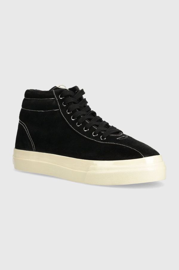 Stepney Workers Club Tenisice od brušene kože Stepney Workers Club Varden M Suede boja: crna, YA02015-BLACK
