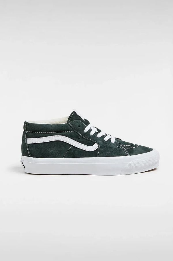 Vans Tenisice od brušene kože Vans Premium Classics LX Sk8-Mid Reissue 83 boja: zelena, VN000CQQPRM1