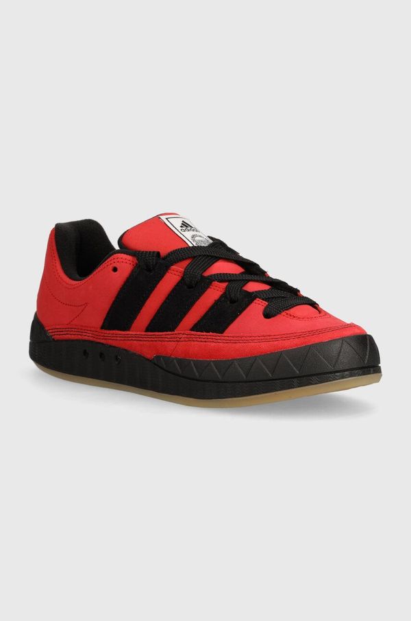 adidas Originals Tenisice od nubuk kože adidas Originals Adimatic boja: crvena, ID3939
