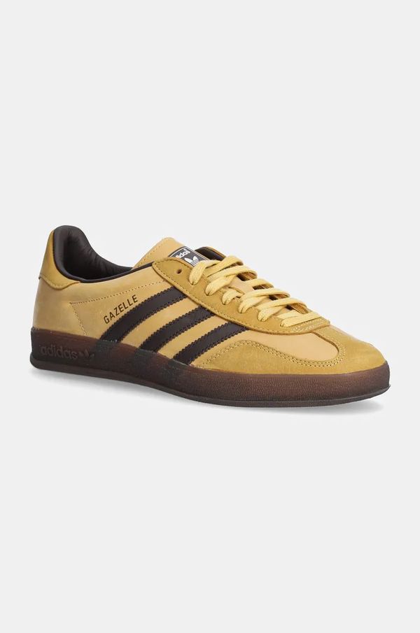 adidas Originals Tenisice od nubuk kože adidas Originals Gazelle Indoor boja: žuta, IH4771