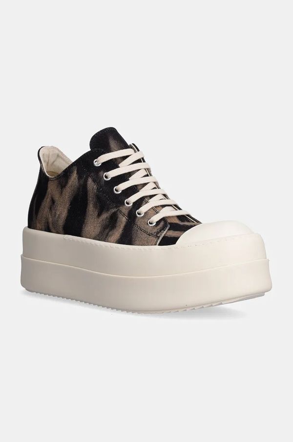 Rick Owens Tenisice Rick Owens Double Bumper Low Sneaks za muškarce, boja: crna, DU02D2832.DBSUN