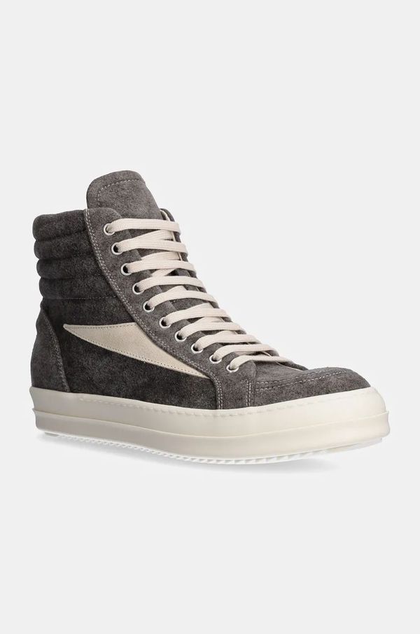 Rick Owens Tenisice Rick Owens Vintage High Sneaks za muškarce, boja: siva, DU02D2810.MOLVS