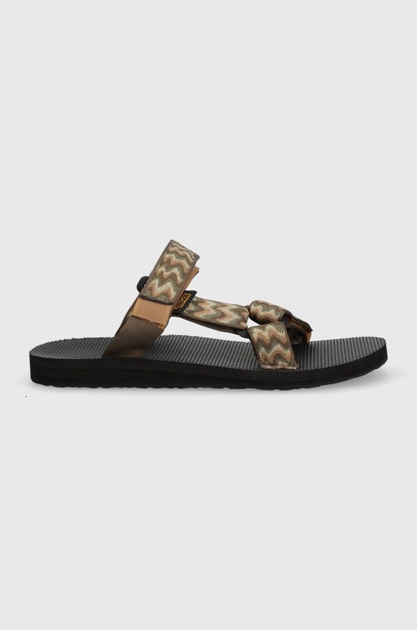Teva Natikače Teva UNIVERSAL SLIDE za muškarce, boja: zelena, 1124047-GREEN