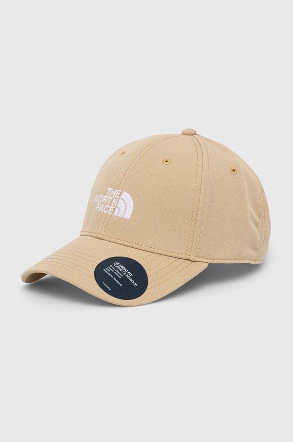 The North Face Kapa sa šiltom The North Face boja: bež, s aplikacijom, NF0A4VSVLK51