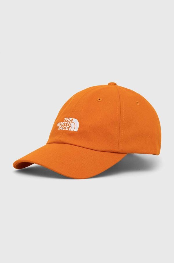 The North Face Kapa sa šiltom The North Face Norm Hat boja: narančasta, s aplikacijom, NF0A7WHOPCO1