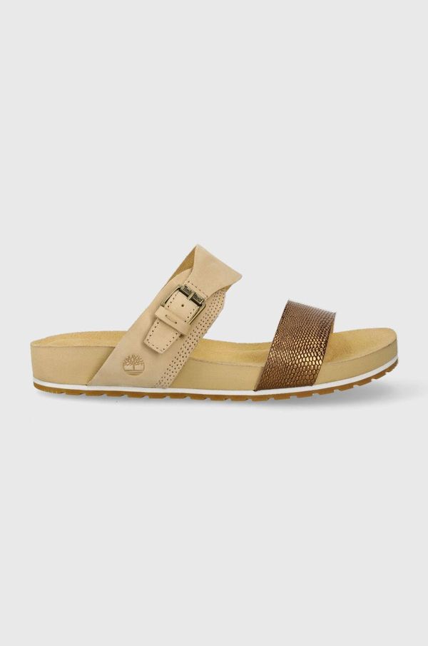 Timberland Kožne natikače Timberland Malibu Waves 2 za muškarce, boja: bež