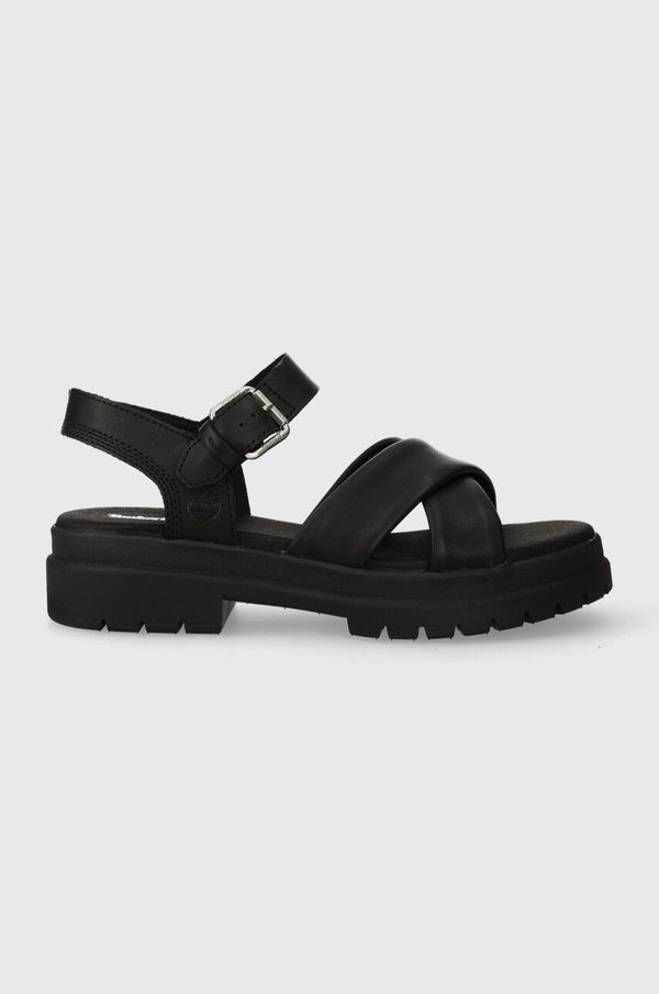 Timberland Sandale Timberland 0A2QVJ za žene, boja: crna, 0A2QVJ-black