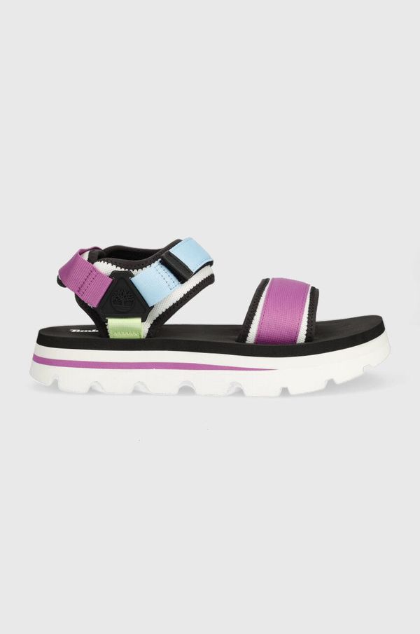 Timberland Sandale Timberland za žene, boja: crna, s platformom