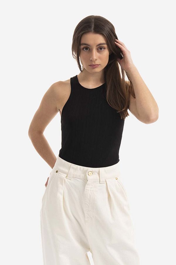 Tom Wood Top Tom Wood Wood Rib Tank za žene, boja: crna, 22171.999-BLACK