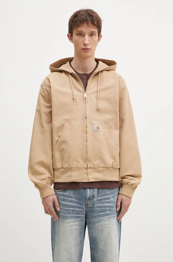 Carhartt WIP Traper jakna Carhartt WIP OG Active Jacket za muškarce, boja: smeđa, za prijelazno razdoblje, oversize, I034311.700