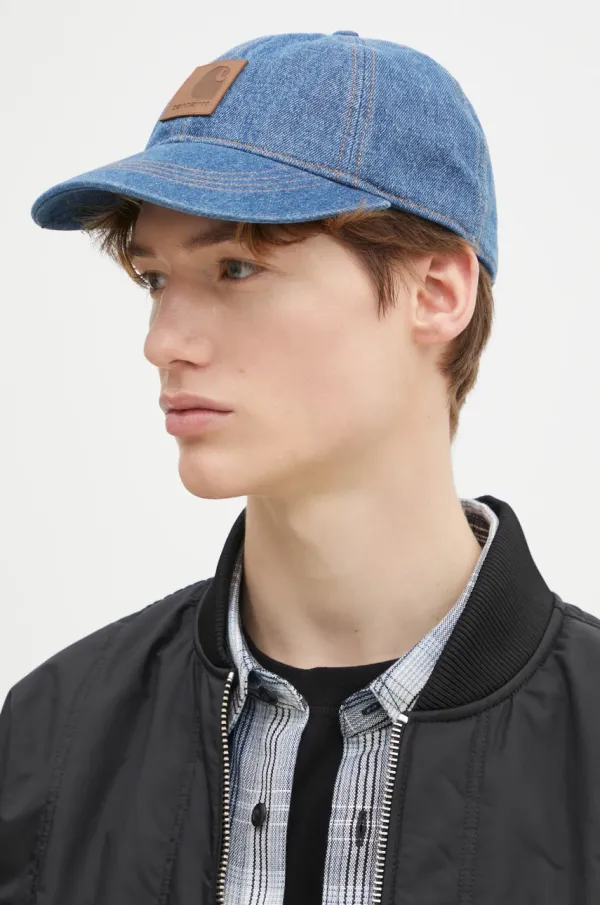Carhartt WIP Traper kapa sa šiltom Carhartt WIP Lincoln Cap s aplikacijom, I034471.135