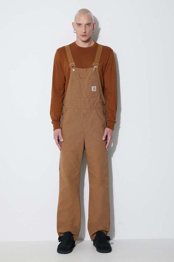 Carhartt WIP Traper tregerice Carhartt WIP boja: smeđa, I026462-HAMILTONBR