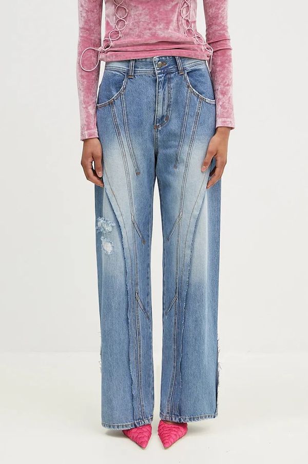 Andersson Bell Traperice Andersson Bell Panel Carpenter Wide-Leg Jeans za žene, visoki struk, apa743ml