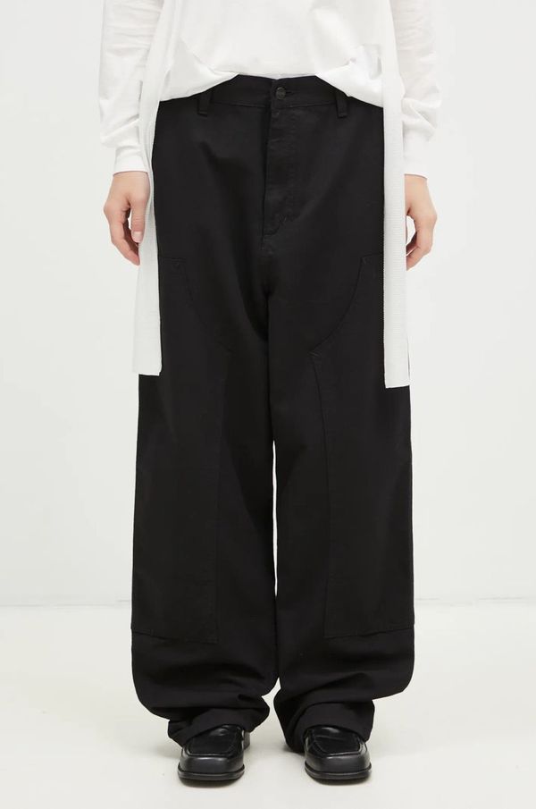 Carhartt WIP Traperice Carhartt WIP Brandon Double Knee Pant za žene, srednje visoki struk, I034247.8902
