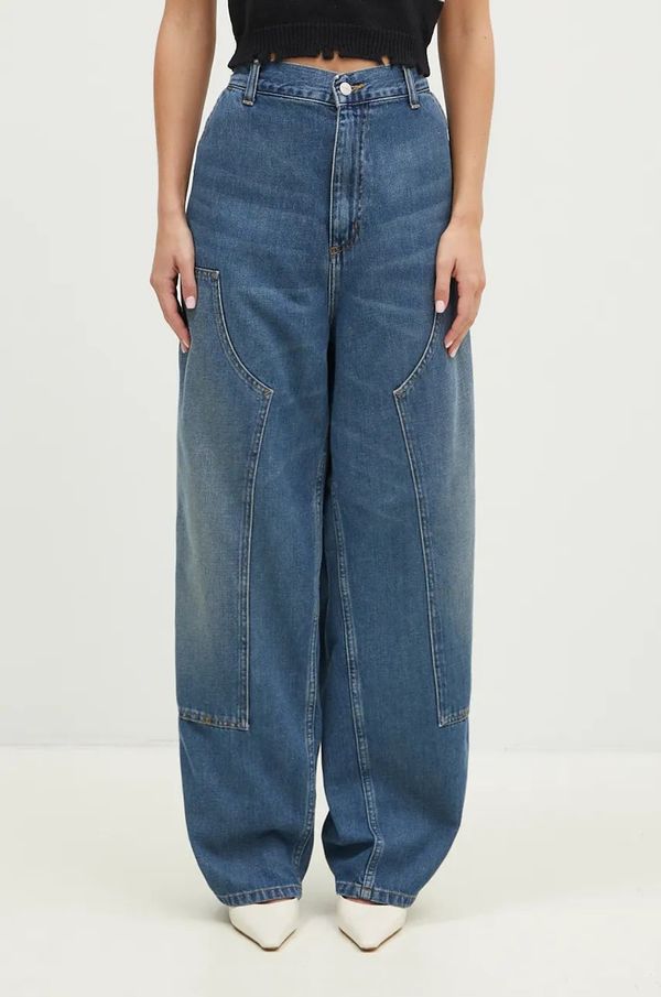 Carhartt WIP Traperice Carhartt WIP Brandon Double Knee Pant za žene, visoki struk, I034229.014L