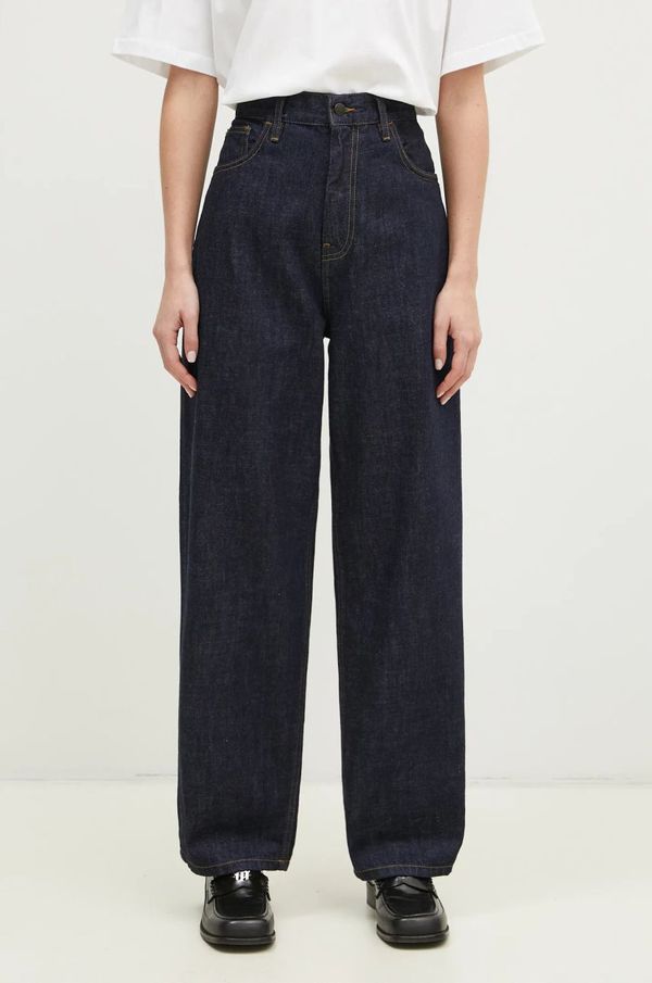 Carhartt WIP Traperice Carhartt WIP Brandon Pant za žene, visoki struk, I034638.102