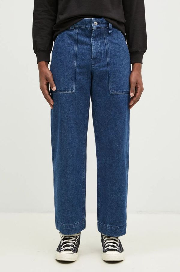 Maison Kitsuné Traperice Maison Kitsuné Workwear Pants za muškarce, NM01108WW5023