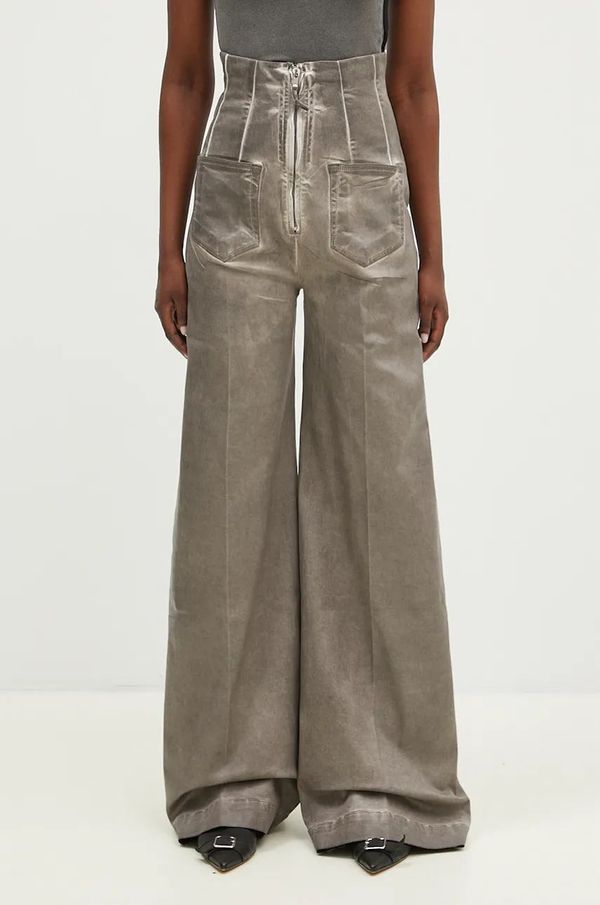 Rick Owens Traperice Rick Owens Dirt Cooper za žene, boja: siva, DS02D2303.HSCF