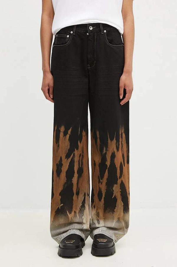 Rick Owens Traperice Rick Owens Geth Jeans za žene, visoki struk, DS02D2305.BSUN