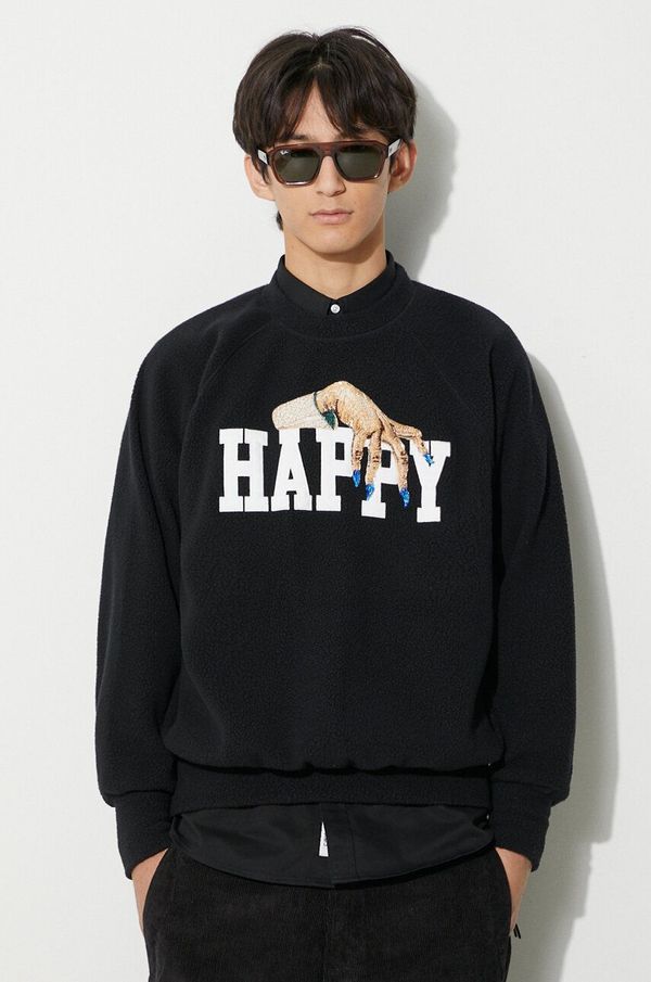 Undercover Dukserica Undercover Pullover za muškarce, boja: crna, s aplikacijom, UC2C4808